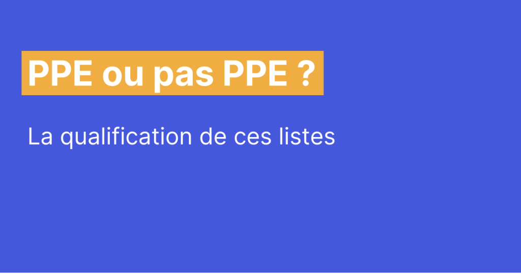 ppe qualification listes