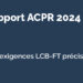 rapport ACPR