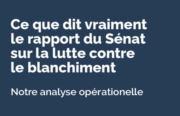 Blanchiment en France : 38 milliards par an, pas de pilotage national