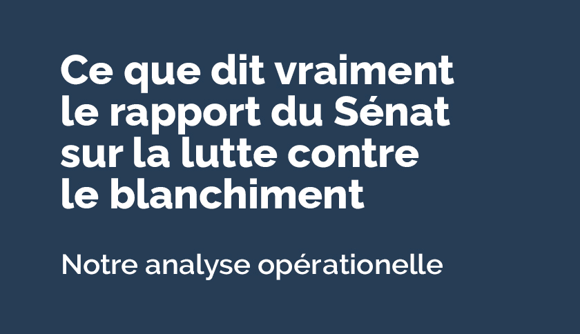 Blanchiment en France : 38 milliards par an, pas de pilotage national