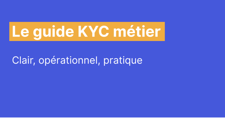 kyc guide métier