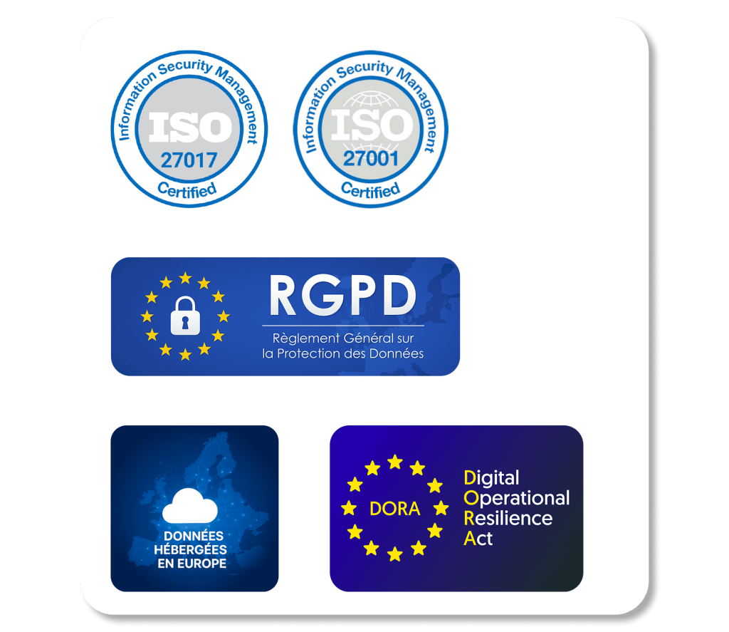 logo conformité iso rgpd et dora